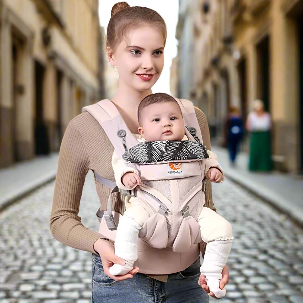 Porte Bébé - BreathBabyBag™ - Rose Maille